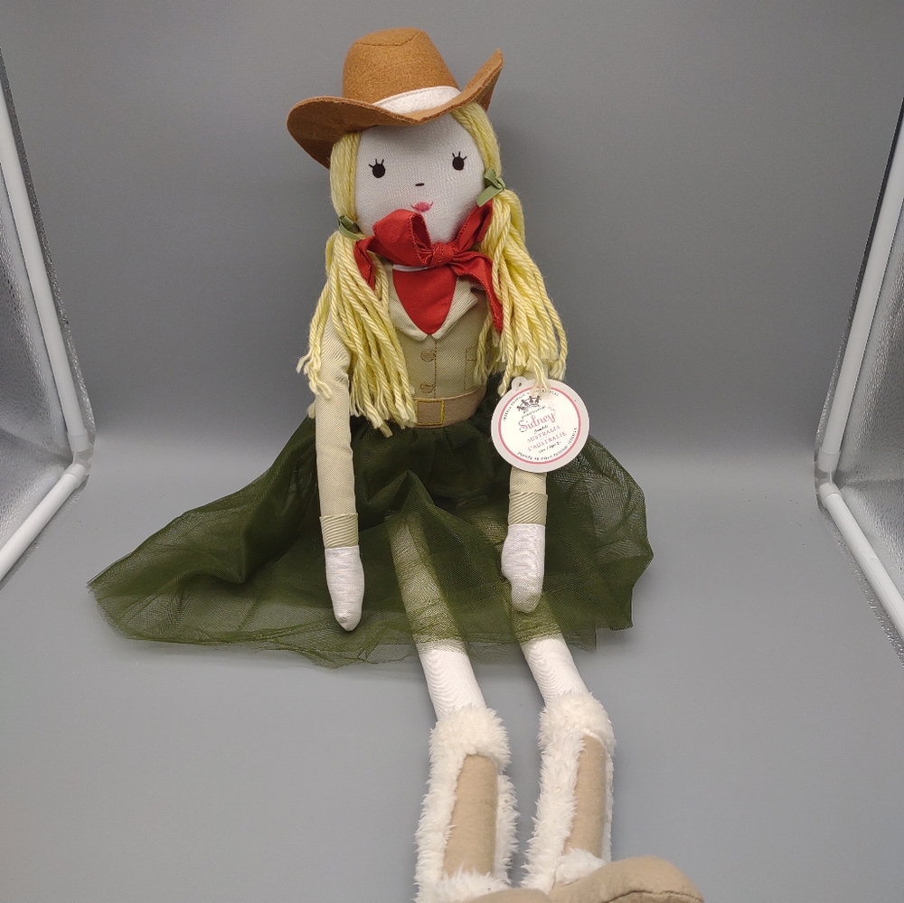 29" Tall Pottery Barn Kids PBK 2013 Sidney Australia Designer Doll, FREE US Ship